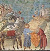 St Francis Giving his Cloak to a Poor Man (mk08) Giotto